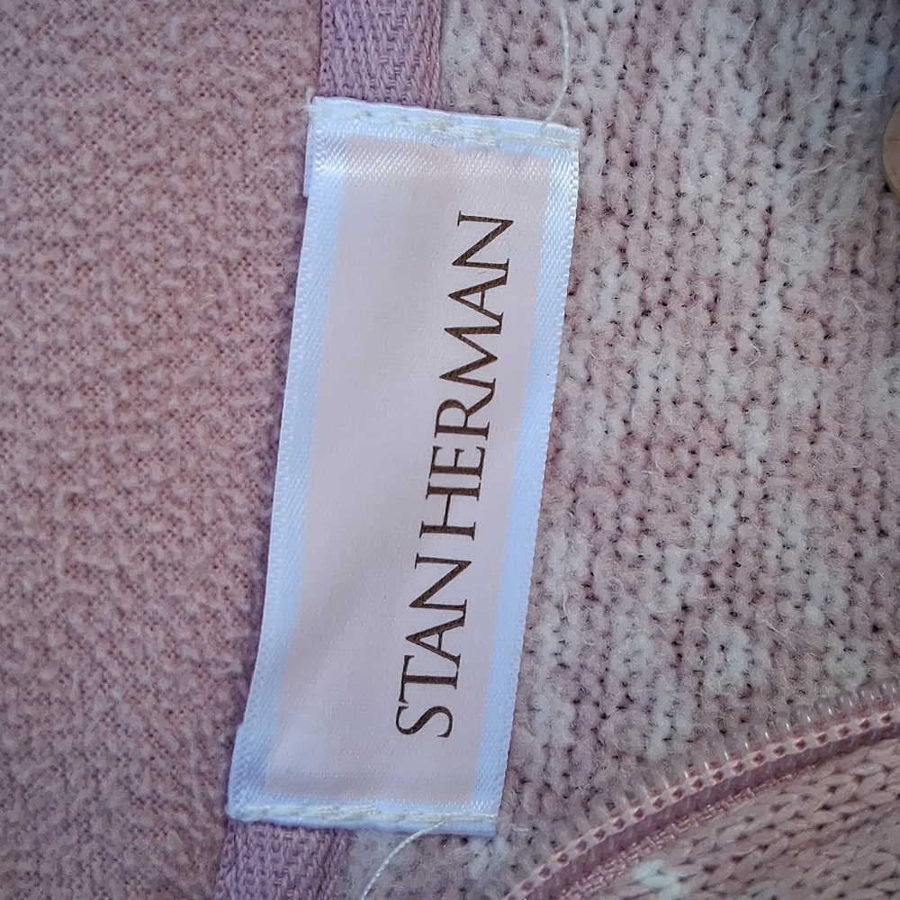 Stan Herman Light Pink Patterned Jacket - image 2